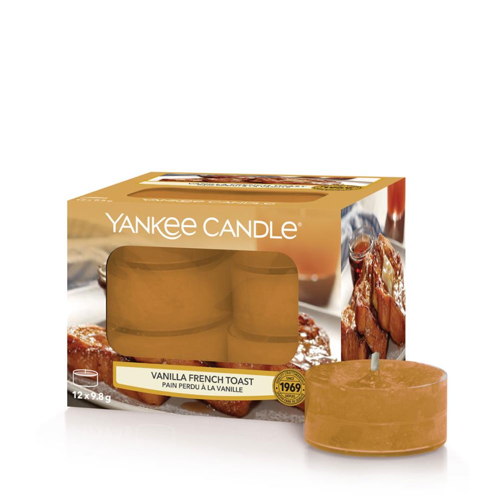 Yankee Candle Vanilla French Toast Tea Lights (Pack of 12) £6.29